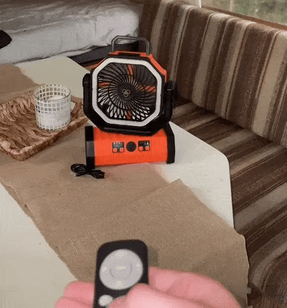 Camping-Ventilator – 3-in-1 – LED – Kabellos