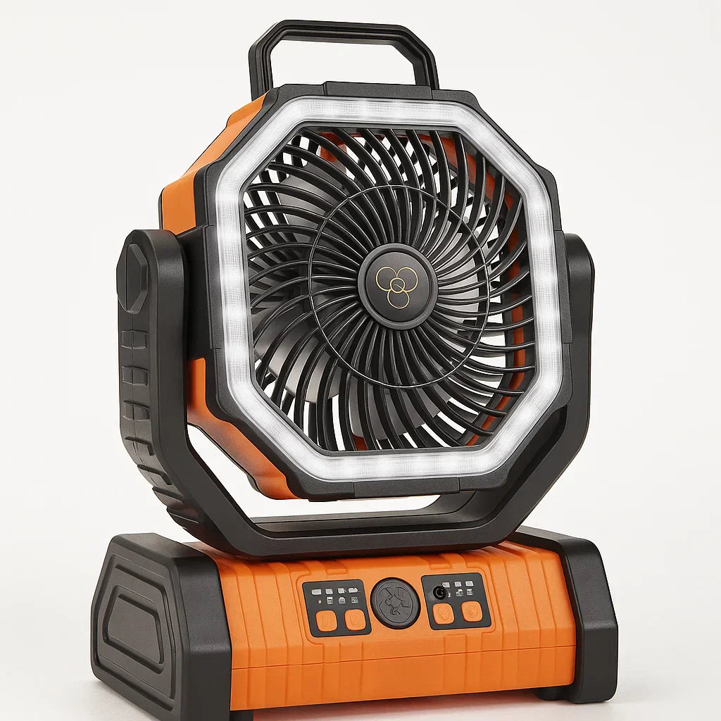Camping-Ventilator – 3-in-1 – LED – Kabellos