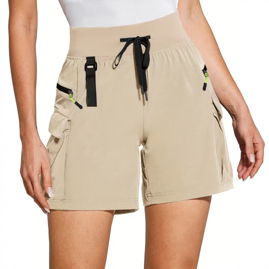 Damen Outdoor-Cargoshorts – Mehrere Taschen – Kurze Hose