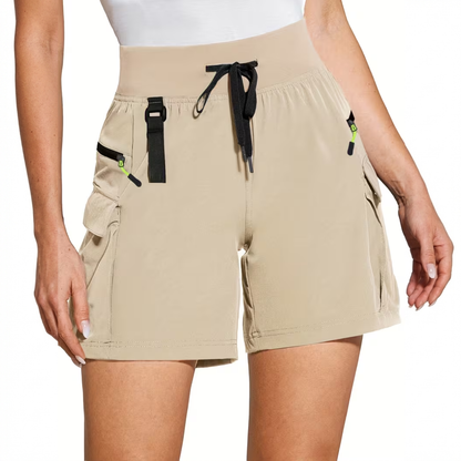 Damen Outdoor-Cargoshorts – Mehrere Taschen – Kurze Hose