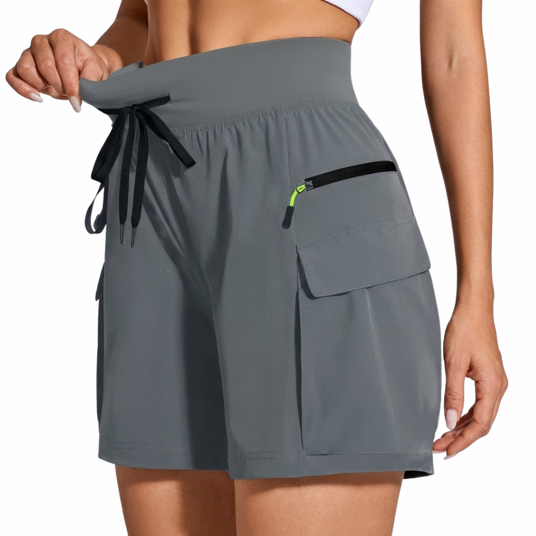 Damen Outdoor-Cargoshorts – Mehrere Taschen – Kurze Hose