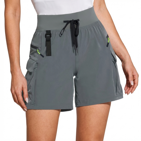 Damen Outdoor-Cargoshorts – Mehrere Taschen – Kurze Hose