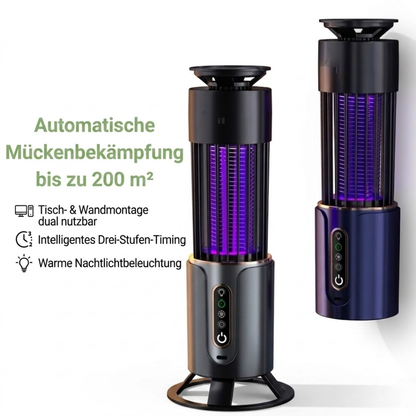 Elektrische UV-Mückenlampe – LED Insektenlampe – Wiederaufladbar – Innen & Außen
