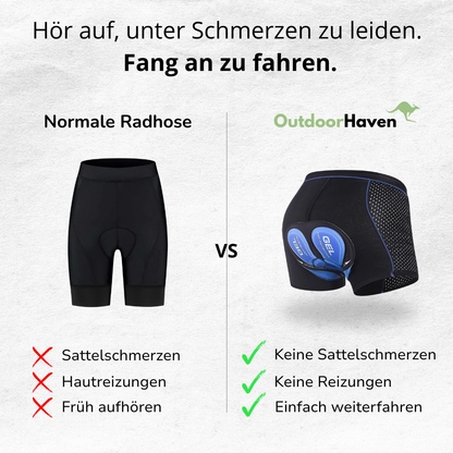 Gepolsterte Fahrradhose – Damen & Herren