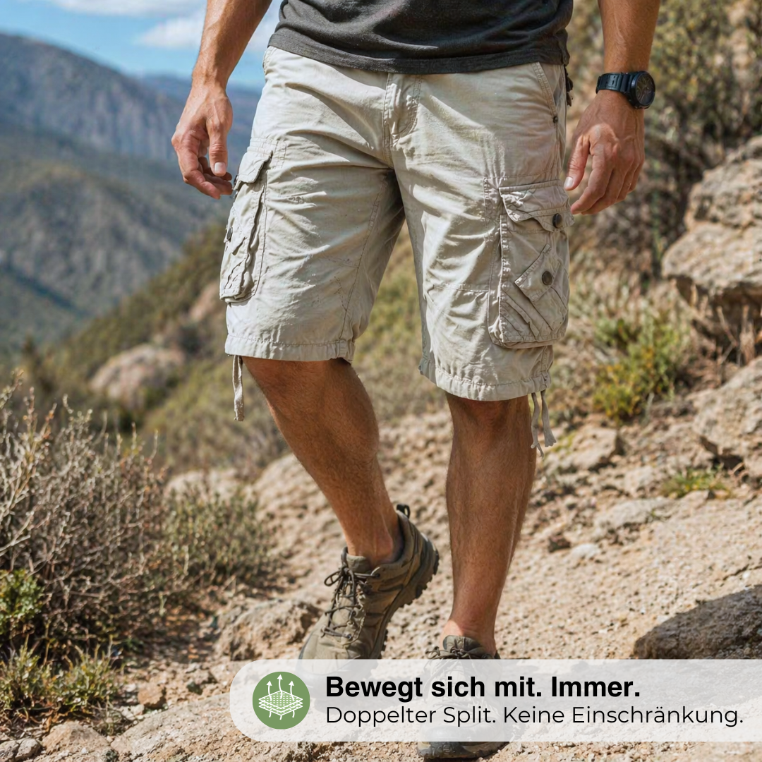Herren Cargo Shorts – Multi-Pocket – Taktisch & Atmungsaktiv