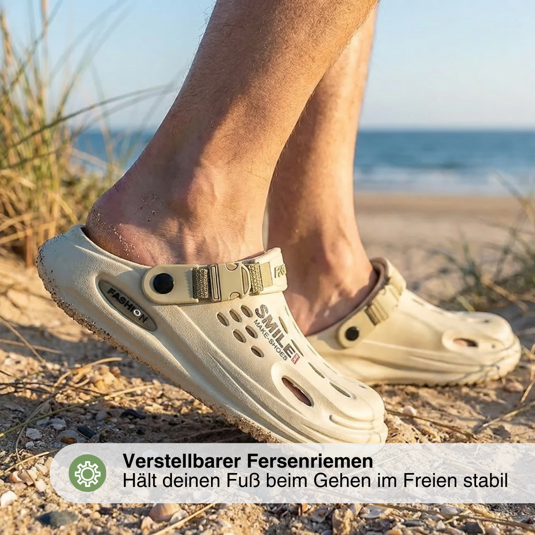 Herren Slip-On Clogs – Bequeme Sandalen – Outdoor-Slipper