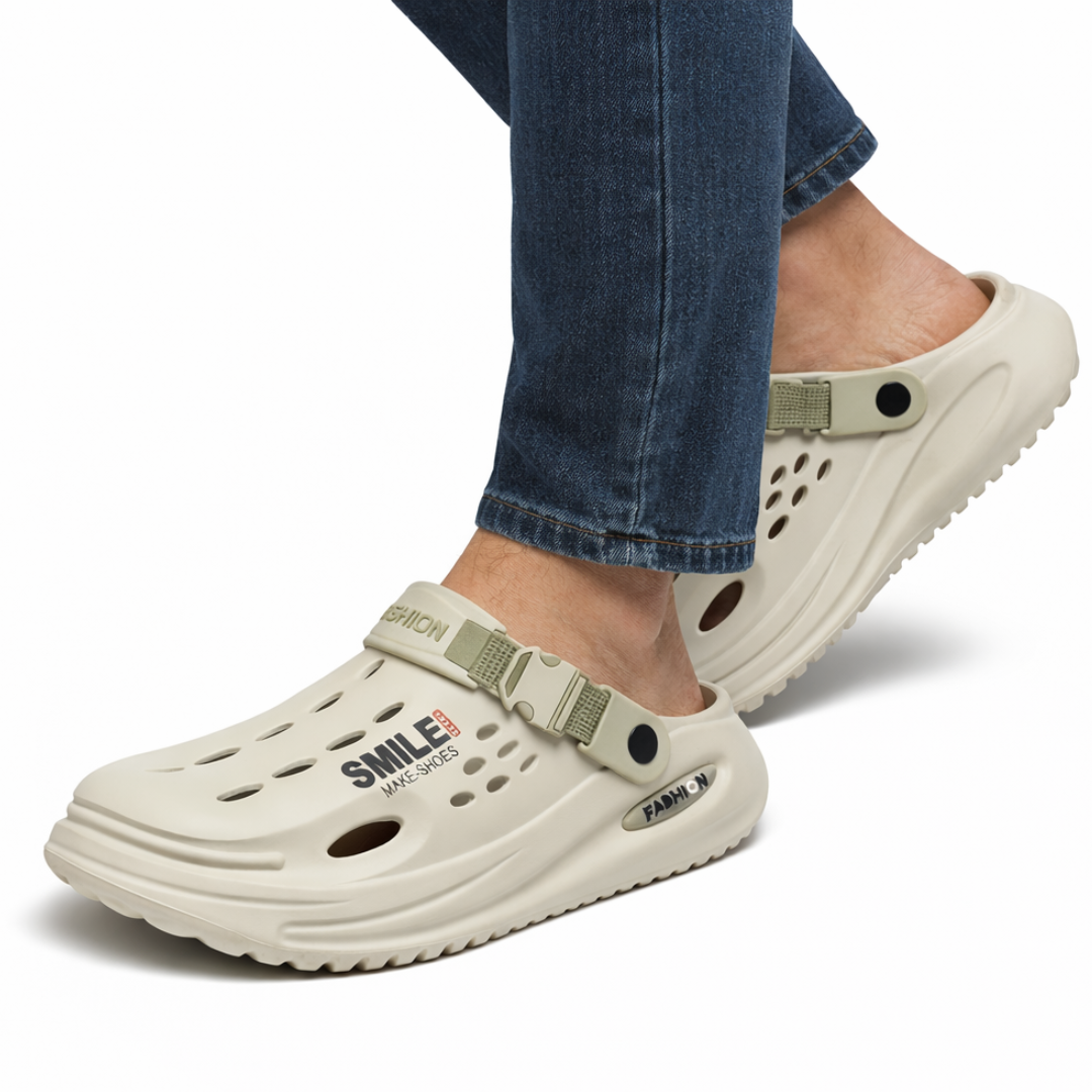 Herren Slip-On Clogs – Bequeme Sandalen – Outdoor-Slipper