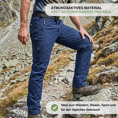 Outdoor Herren Wanderhose – Atmungsaktiv – Schnelltrocknend