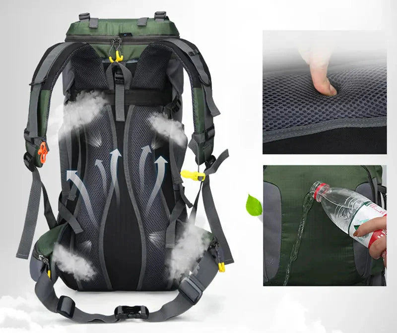 OutdoorHaven – 60L Rucksack – Wasserdicht