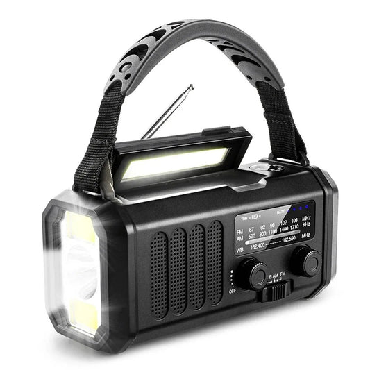Professionelles Notfallradio – Solar & Handkurbel – #1 bei Notfällen