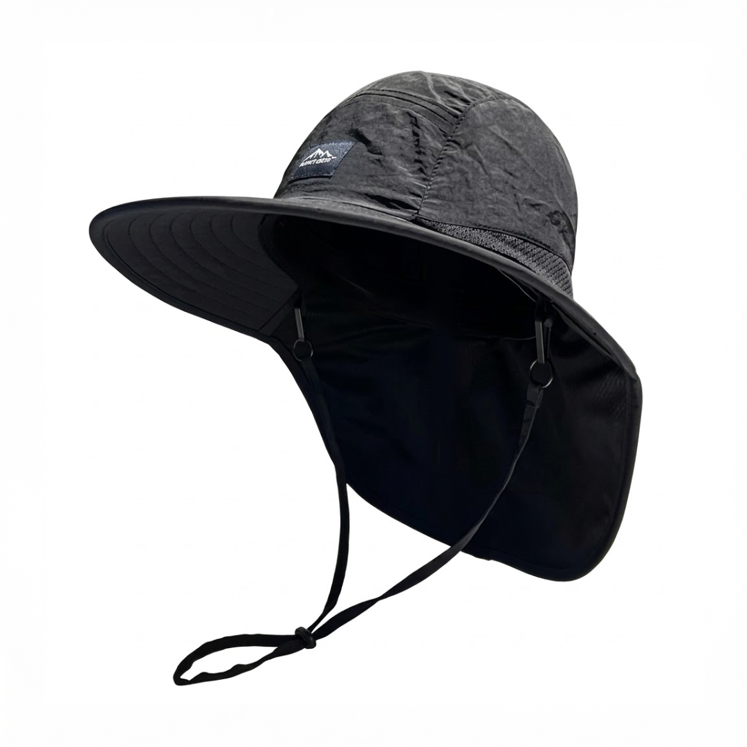 Unisex Sonnenhut – Breite Krempe – Mit Nackenschutz
