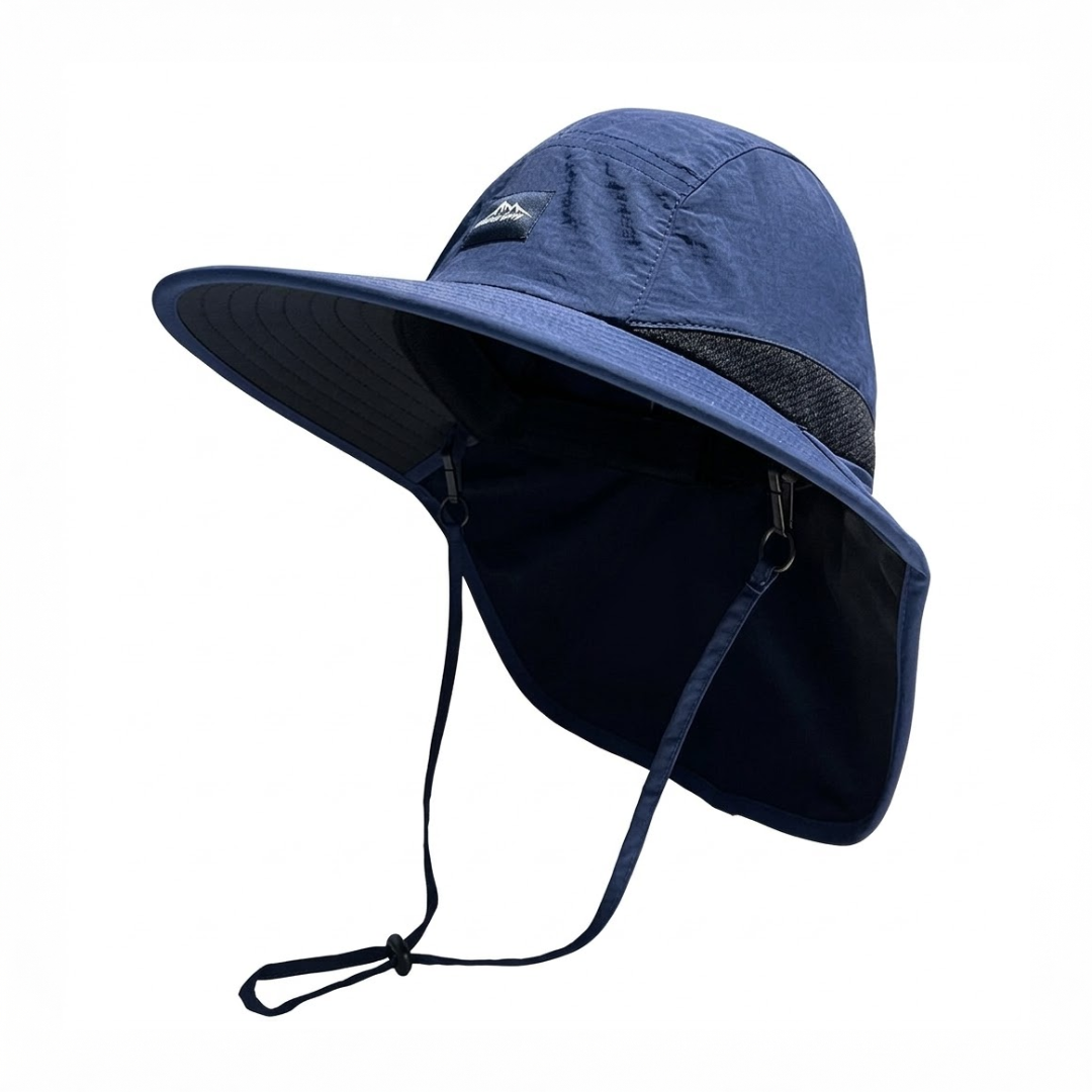 Unisex Sonnenhut – Breite Krempe – Mit Nackenschutz