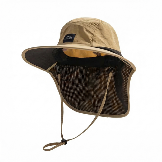 Unisex Sonnenhut – Breite Krempe – Mit Nackenschutz